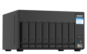 QNAP TS-832PX, NAS, bokštas, "Annapurna Labs", AL324, aliuminis, juodas