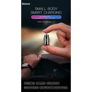 Baseus CCALL-ML01 automobilinis įkroviklis 2x USB | 5V | 3.1A juodas