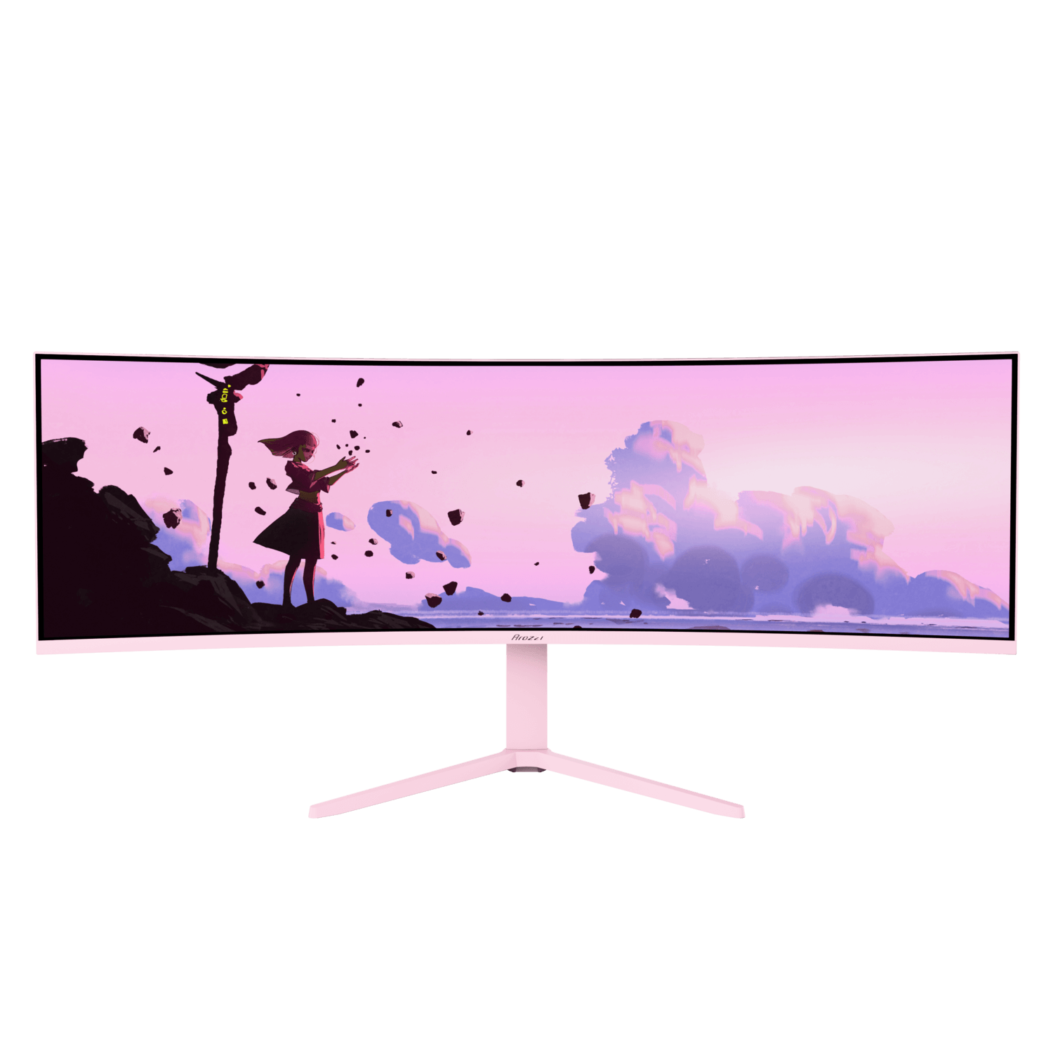Arozzi Nova | 49 " | VA | 32:9 | 165 Hz | 4 ms | 5120 x 1440 pixels | 350 cd/m² | HDMI ports quantity 2 | Pink