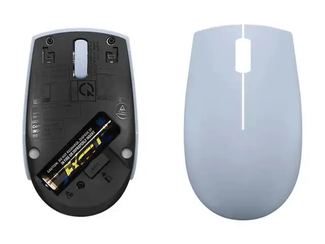 Lenovo 300 Wireless Compact Maus Kabellos Optisch Blau 3 Tasten 1000 dpi, Ambidextrous, Optical, RF Wireless, 1000 DPI, Blue