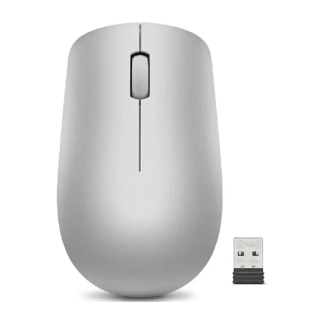 "Lenovo" belaidė pelė 530 Platinum Grey, 2,4 GHz belaidis ryšys per "Nano USB