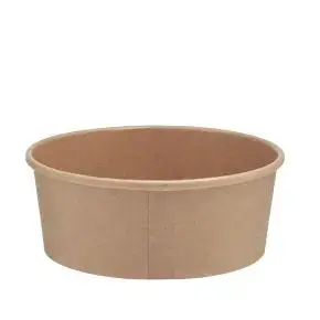 Indelis salotoms KRAFT, popierius/PE, 750 ml, D 14,5 cm, H 5,8 cm, 50 vnt