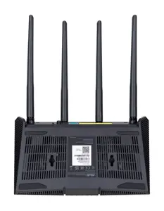 ASUS RT-AX57, "Wi-Fi 6" (802.11ax), dviejų dažnių (2,4 GHz / 5 GHz), Ethernet LAN, juodas, stalinis maršrutizatorius