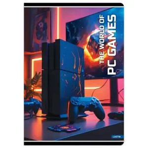 Sąsiuvinis(platus) A5 32lap. 80g PC GAMES linija