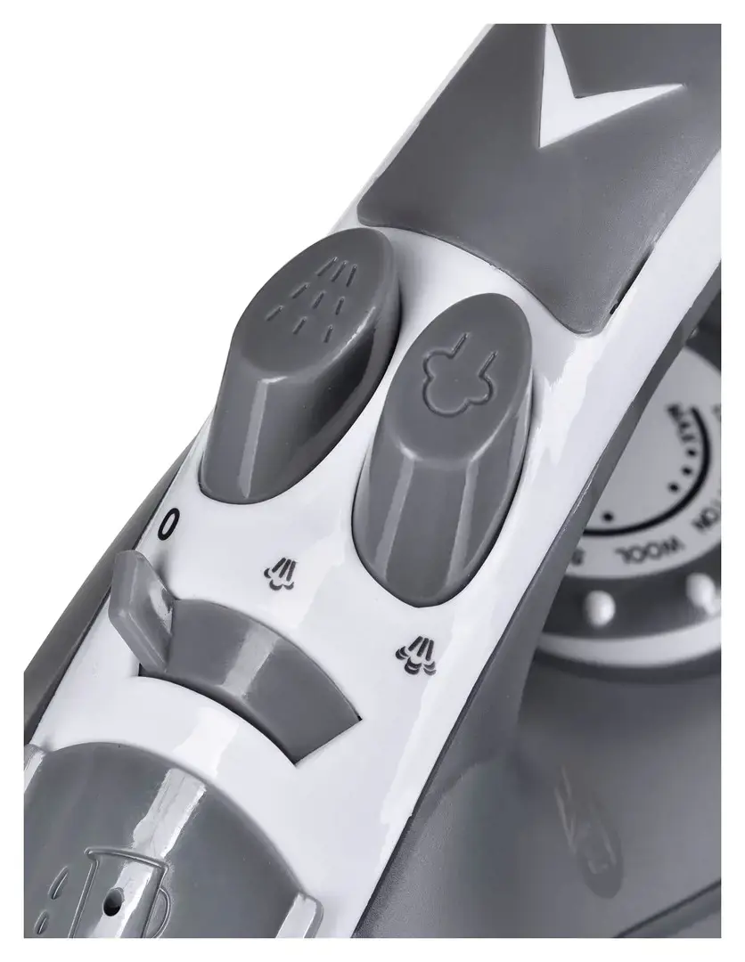 Mesko MS 5037. Garinis lygintuvas, 2800 W, vandens bakelio talpa 170 ml, nepertraukiamas garų srautas 35 g/min, pilkos spalvos