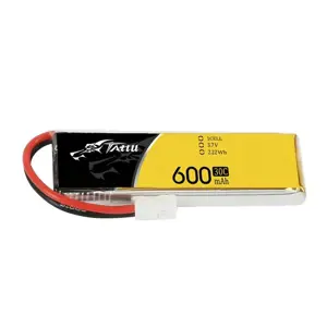 Akumuliatorius Tattu 600mAh 3,7V 30C 1S1P Molex (1 vnt.)