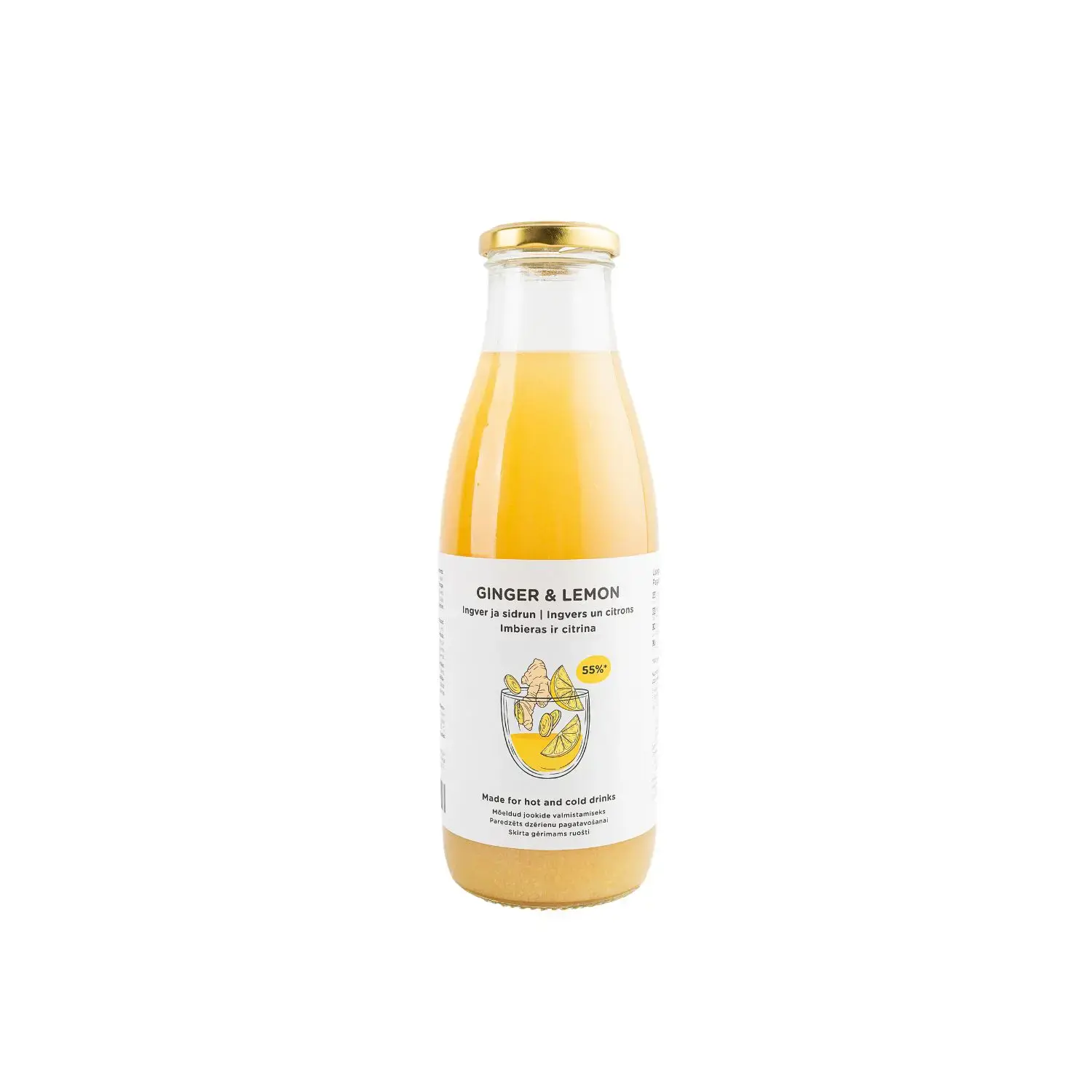 Imbiero ir citrinos tyrė NORDIC BERRY arbatai ruošti, 750ml