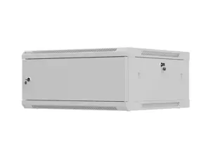 Lanberg Wall mounted installation cabinet 19" 4U 600X600 | WF01-6604-00S | Grey