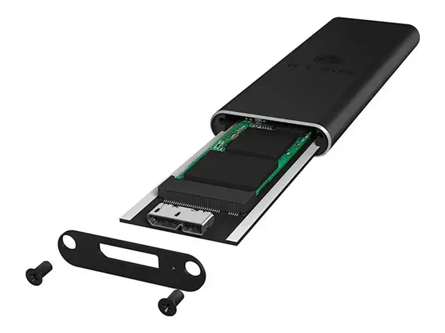 ICYBOX IB-183M2 IcyBox Išorinis korpusas M.2 SATA SSD, USB 3.0, juodas