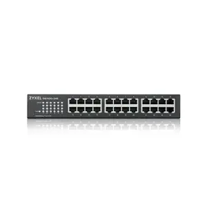 Zyxel GS1100-24E, nevaldomas, Gigabit Ethernet (10/100/1000), montuojamas į stovą, montuojamas ant sienos