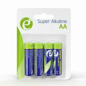 GEMBIRD EG-BA-AA4-01 "Energenie" šarminės LR6 AA baterijos, 4 pakuotės, lizdinė plokštelė