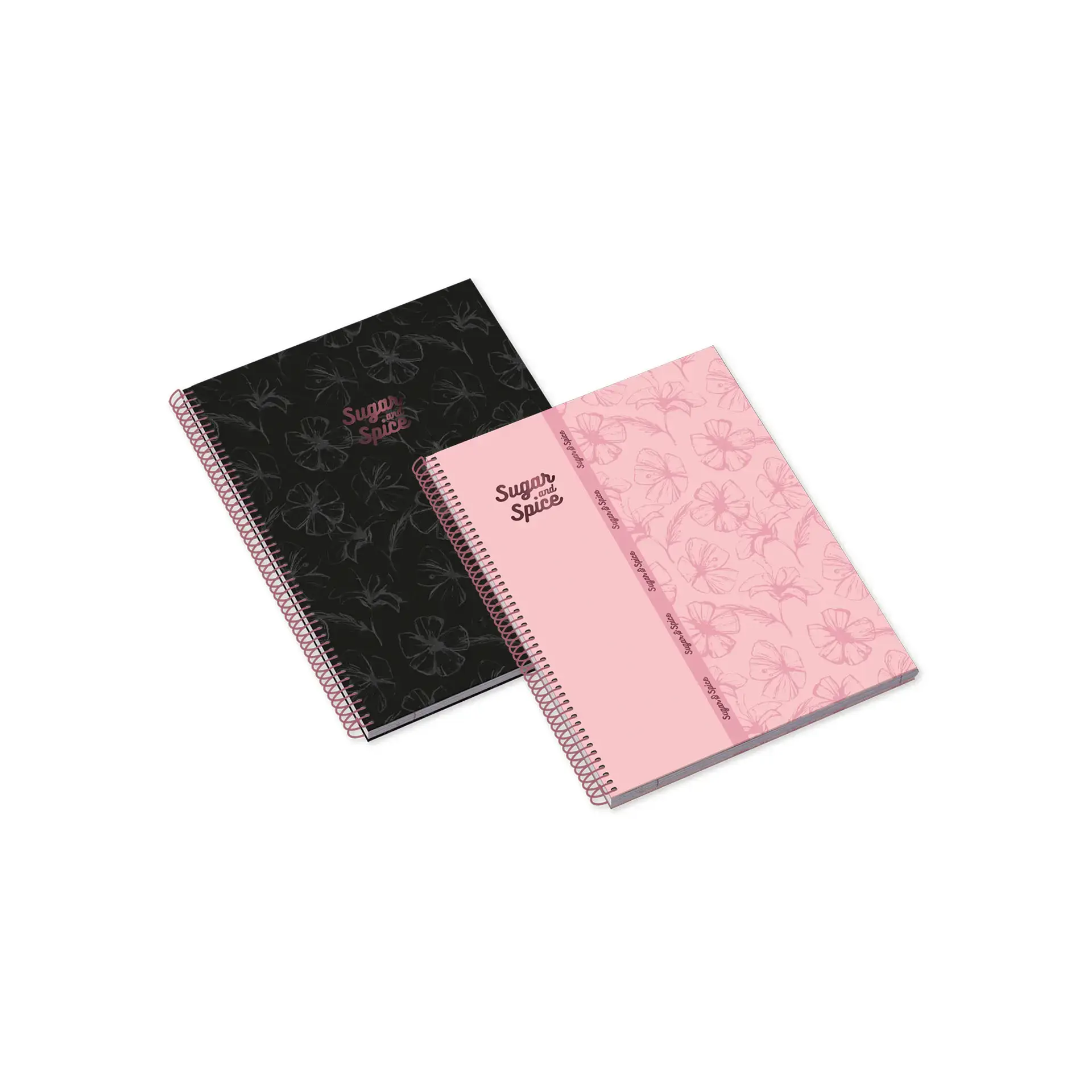 A5 Spiral Book 80sh Ambar Sugar&Spice Lin
