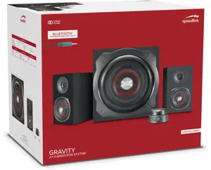 "Speedlink" garsiakalbiai "Gravity 2.1", juodi (SL-820015-BK)