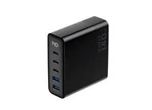 Havit UCLE004 EU - GaN five-port travel charger 140 W, black