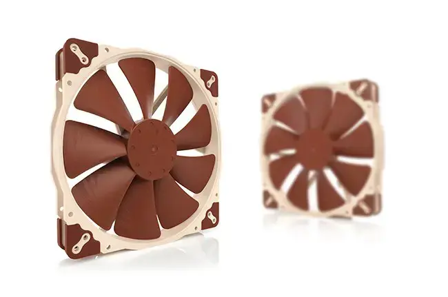 Noctua NF-A20 PWM kompiuterio korpuso ventiliatorius 20 cm, smėlio spalvos, rudas