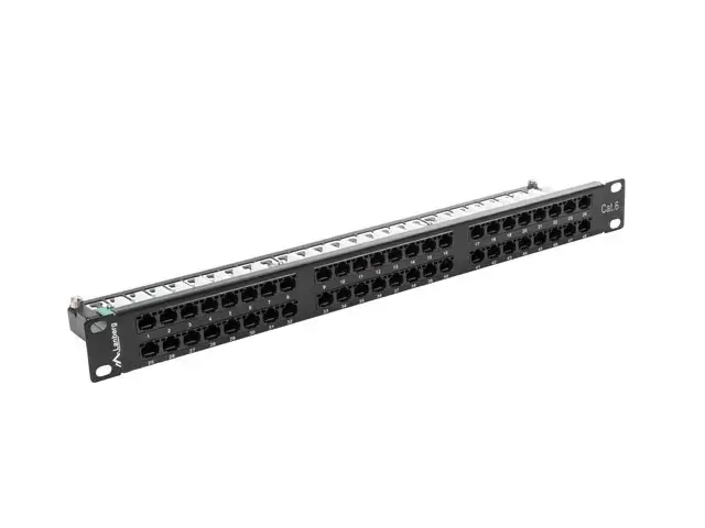 LANBERG PPU6-1048-B Lanberg jungiamoji panelė 48 prievadų 1U, kat. 6, juoda