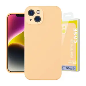 "Baseus" skystas silikono gelio dėklas "iPhone 14 Plus" (saulės švytėjimas)+ grūdintas stiklas + va…