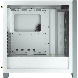 CORSAIR iCUE 4000X RGB grūdinto stiklo korpusas Mid-Tower White