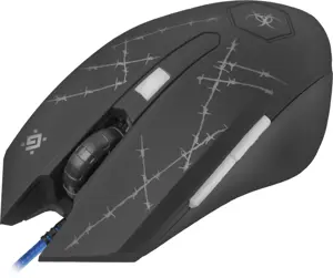 "Defender Forced GM-020L" pelė Ambidextrous USB Type-A Optical 3200 DPI