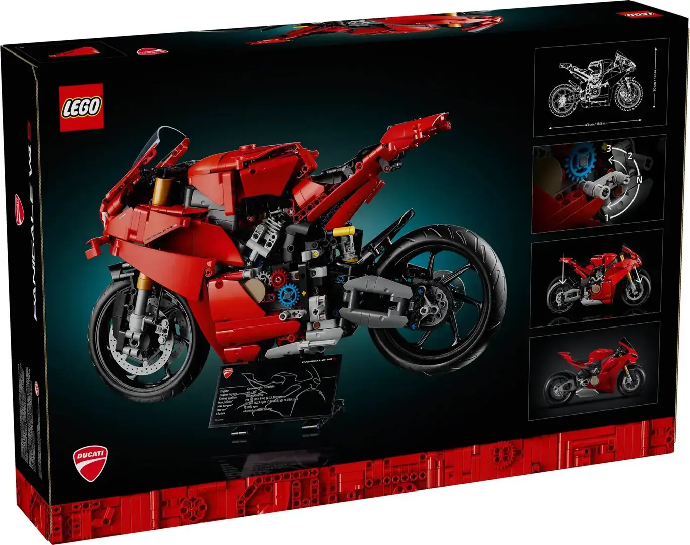 LEGO TECHNIC 42202 Ducati Panigale V4 S Motorcycle