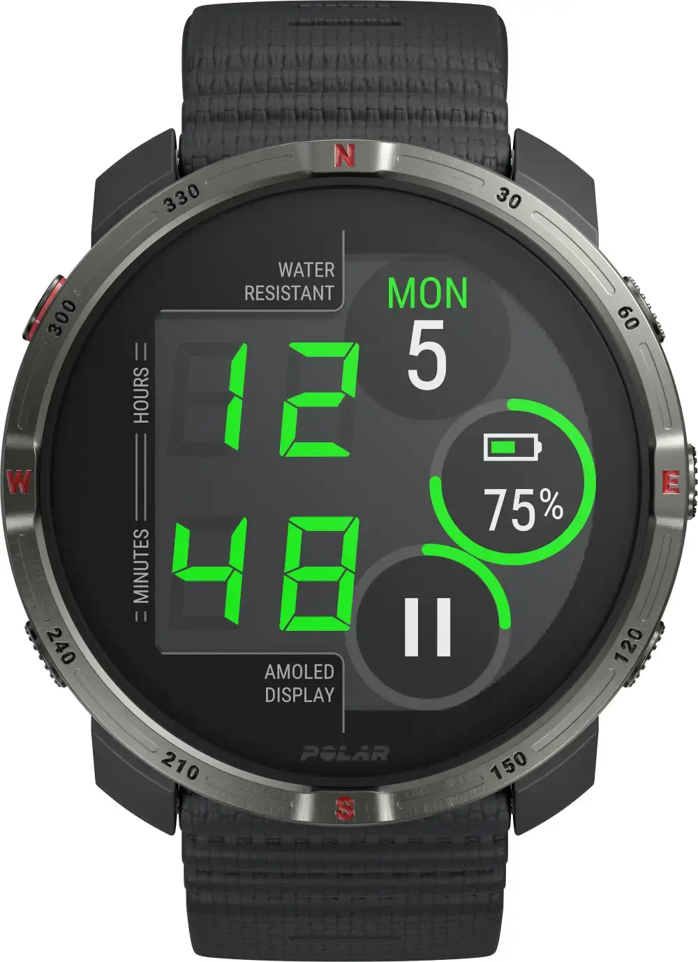 Polar Grit X2 S/L, black