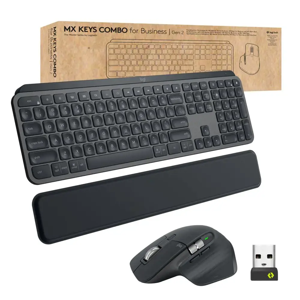 "LOGITECH MX Keys Combo for Business Gen 2" - GRAPHITE - (JAV) INTL - INTNL