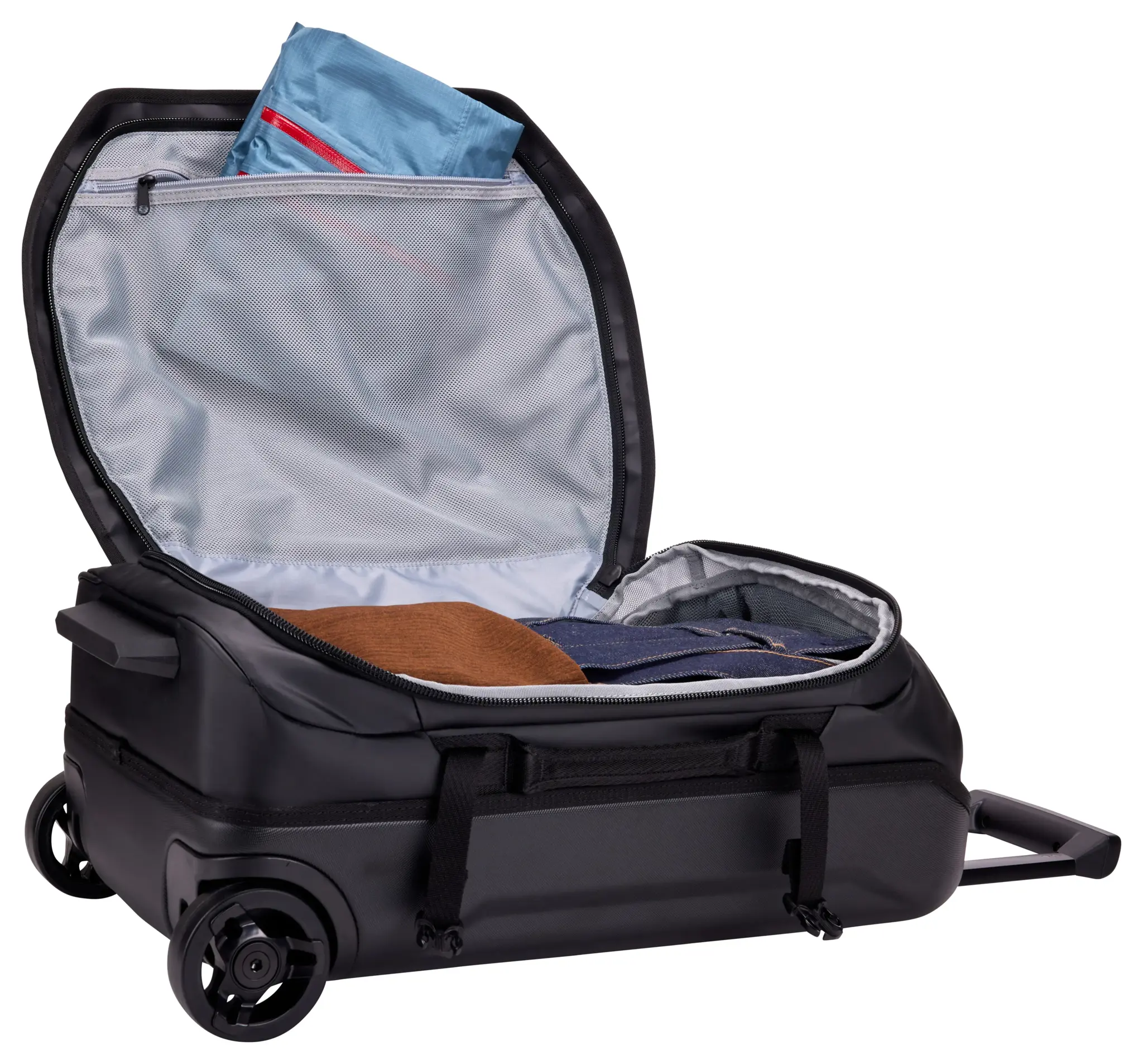 Thule Chasm TCCO222 Black, Trolley, Soft shell, Black, Black, 2 wheel(s), Roller wheel