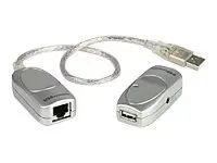 ATEN USB 1.1 per Cat5e/6 ilgintuvas (60 m), siųstuvas ir imtuvas, laidinis, 60 m, pilkas, plastikinis, USB