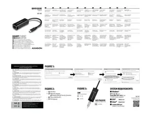 AXAGON ADE-SRC C tipo USB3.1 - Gigabit Ethernet 10/100/1000 adapteris
