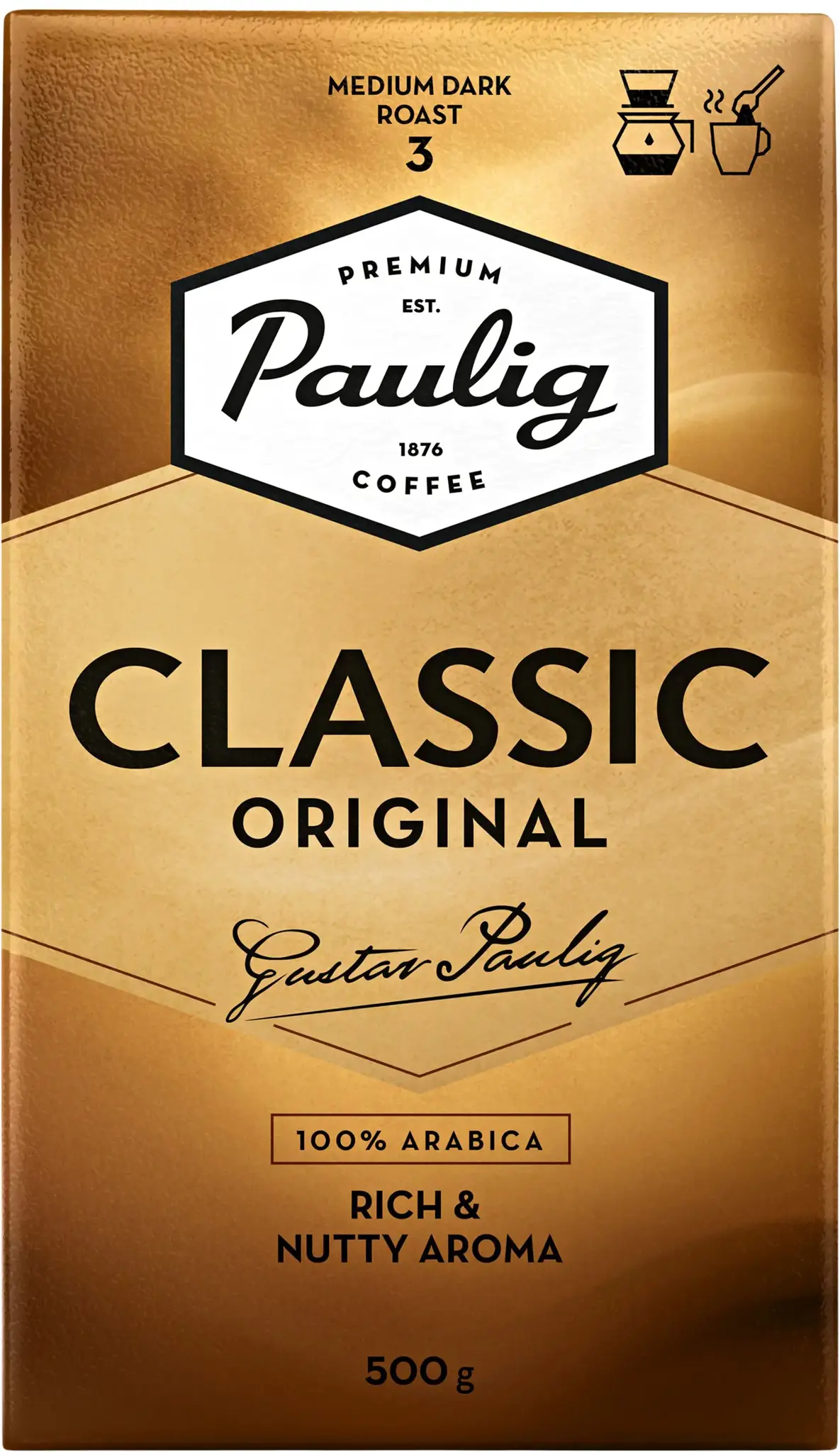 Kava PAULIG Classic, malta, 500 g