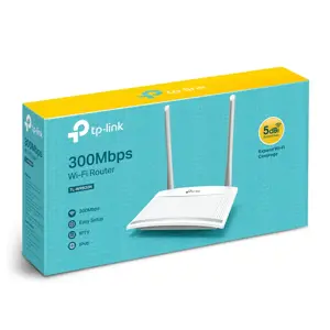 TP-Link TL-WR820N, "Wi-Fi 4" (802.11n), vieno dažnių diapazono (2,4 GHz), Ethernet LAN, 4G, baltas, stalinis maršrutizatorius