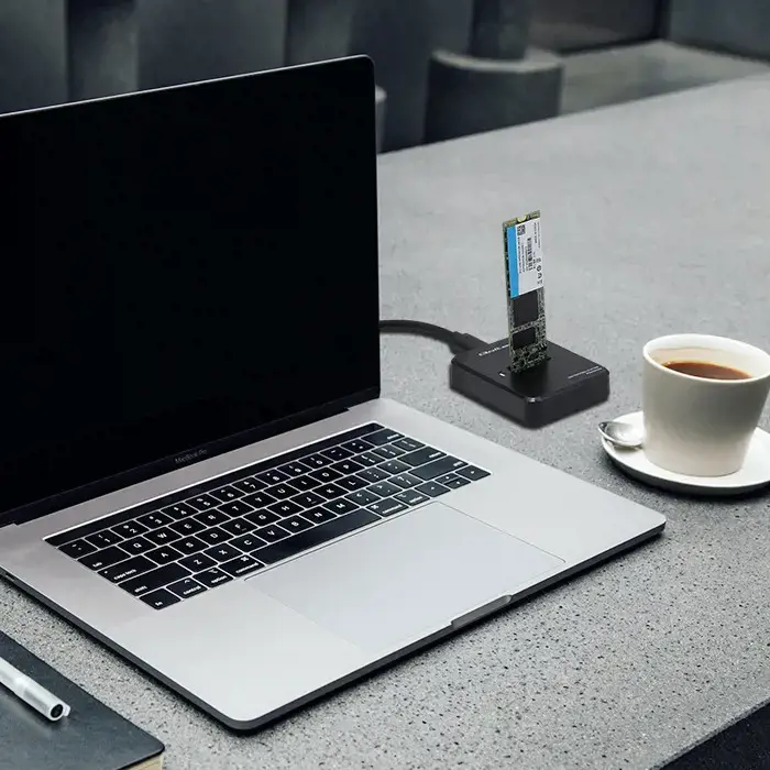 QOLTEC 50314 Prisijungimo stotelė SSD M.2 SATA NGFF USB 3.1