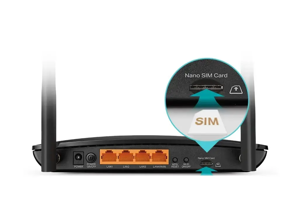 TP-Link Archer MR500, "Wi-Fi 5" (802.11ac), dviejų dažnių (2,4 GHz / 5 GHz), Ethernet LAN, 3G, juodas, stalinis maršrutizatorius