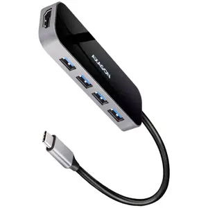 "Axagon" kelių prievadų USB 3.2 Gen 1 šakotuvas. HDMI, keturios USB-A išvestys ir "Power Delivery".…