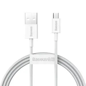 Baseus Superior Series Cable USB to micro USB, 2A, 1m (white)