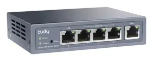 "Cudy" Gigabit Multi-WAN VPN maršrutizatorius laidinis maršrutizatorius Fast Ethernet, Gigabit Ethernet Grey