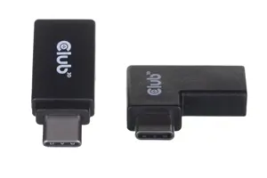 CLUB3D USB Type-C Gen2 Angled Adapter set of 2 up to 4K120Hz M/F, USB C, USB C, USB 3.2 Gen 2 (3.1 Gen 2)