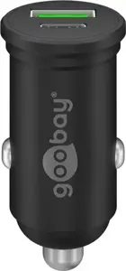 Goobay 61739 Dual-USB Car Fast Charger USB-C PD, 45 W