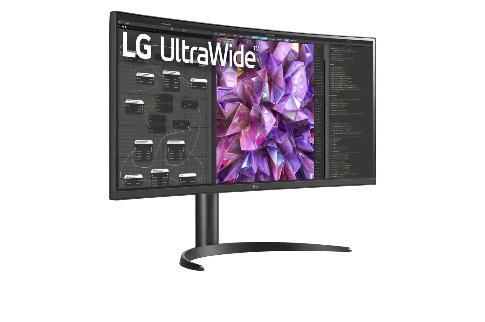 Monitorius LG 34WQ75C-B, 86.4 cm (34"), 3440 x 1440 pixels, Quad HD, LCD, 5 ms, Black