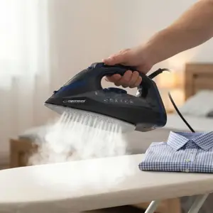 Esperanza EHI012  Steam iron, ceramic soleplate, black, 2600W