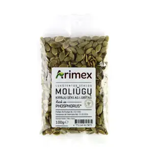 Moliūgų sėklos ARIMEX, lukštentos, 100g