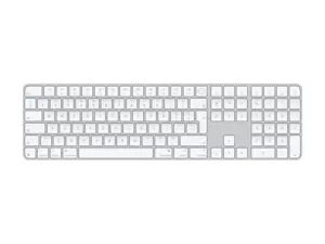 Apple Magic Keyboard with Touch ID and Numeric Keypad | Keyboard | Wireless | English | White