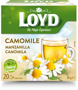 Žolelių arbata LOYD, ramunėlių skonio, 20 x 1,5 g