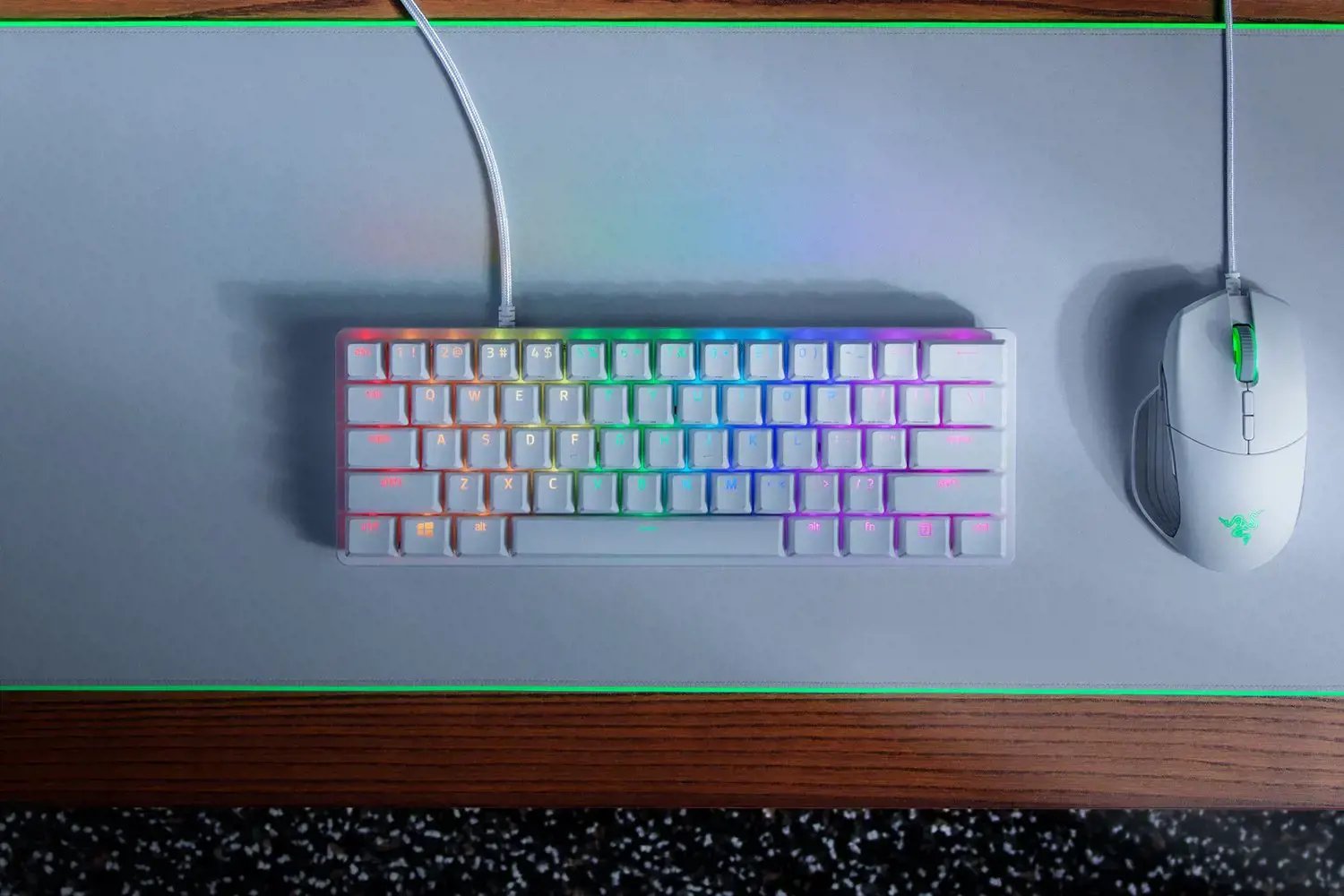 RAZER Huntsman Mini - Mercury Ed. Purple Switch - JAV išdėstymo klaviatūra