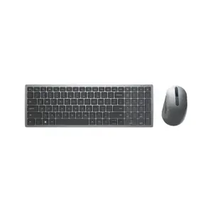 DELL KM7120W, pilno dydžio (100%), RF belaidis + "Bluetooth", QWERTY, pilka, titano spalvos, pelė pridedama