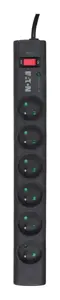 "Eaton" apsaugos juosta 6 FR, 525 J, 6 kintamosios srovės lizdai, E tipo, 220-250 V, 50-60 Hz, 10 A