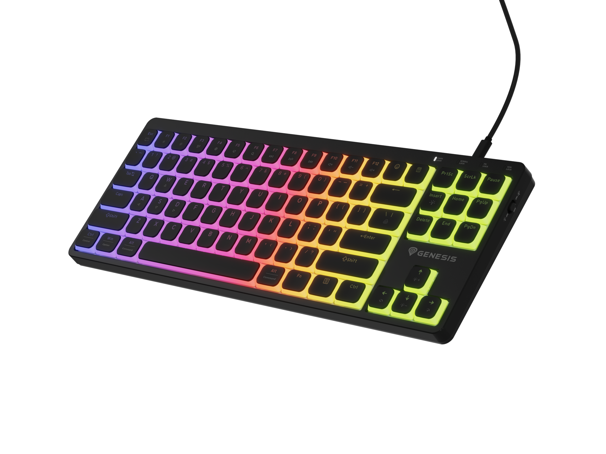 Genesis Thor 430 TKL | Gaming Keyboard | Wired | US | Linear | Black