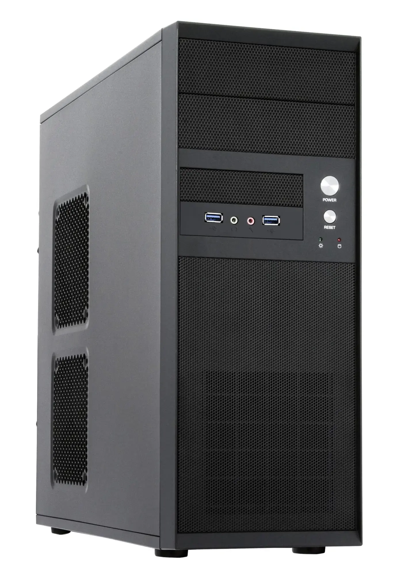 CHIEFTEC IARENA CQ-01B Mesh ATX MidiTower be maitinimo šaltinio USB3.0 BLACK