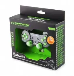 "Esperanza GLADIATOR" belaidis žaidimų bloknotas EGG108G (PC, PS3; juoda spalva)