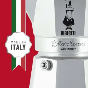 "Bialetti Moka Express" puodas Moka, aliuminis, juodas
